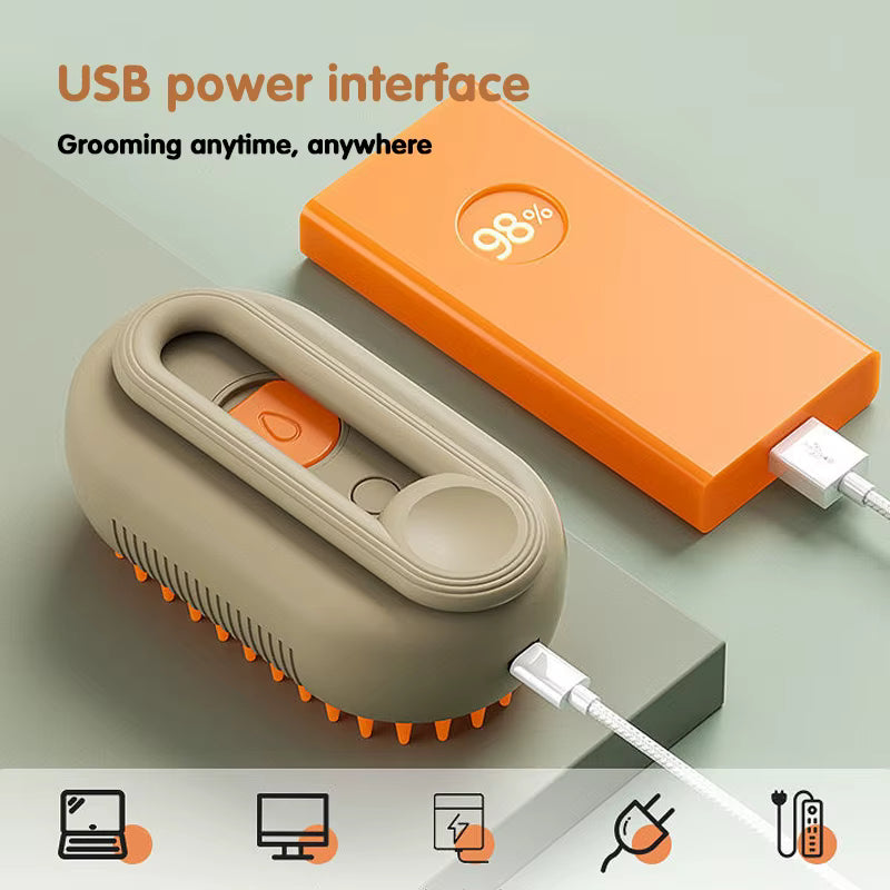 PawMist™ 3-in-1 Steam Brush