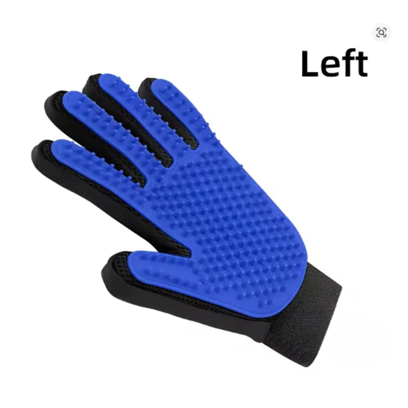 Pet Hair Glove - Dog & Cat Grooming Massage Brush Glove