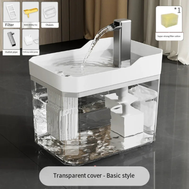 Cat Water Fountain - Auto Filter USB Pet Drinking Dispenser
