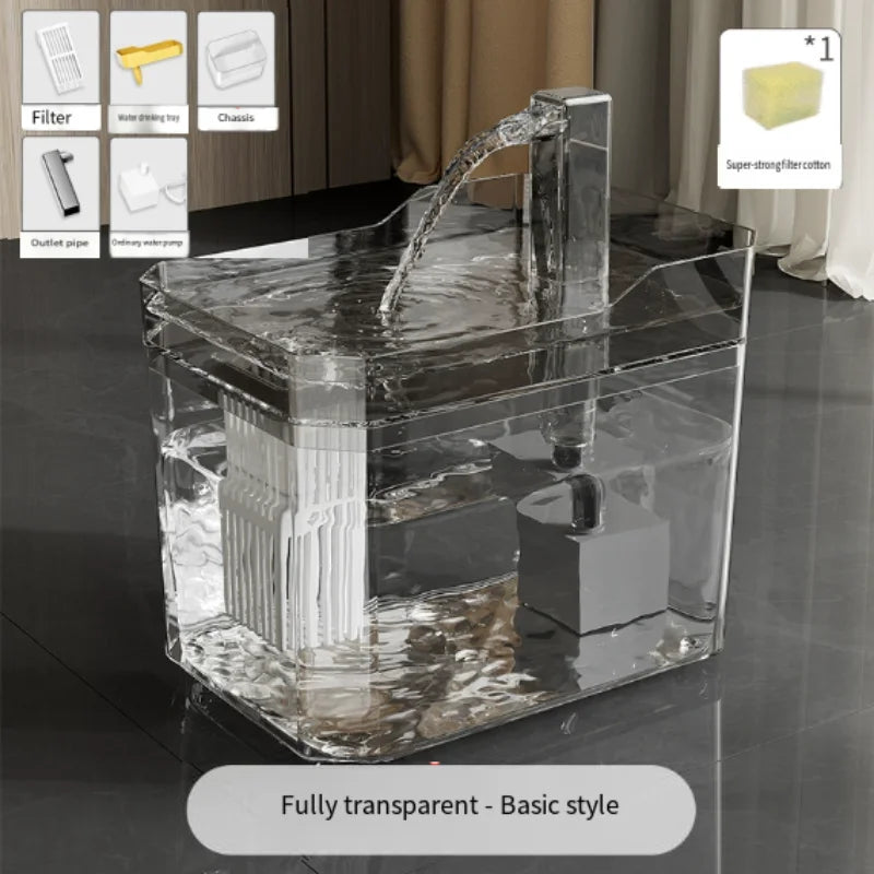 Cat Water Fountain - Auto Filter USB Pet Drinking Dispenser