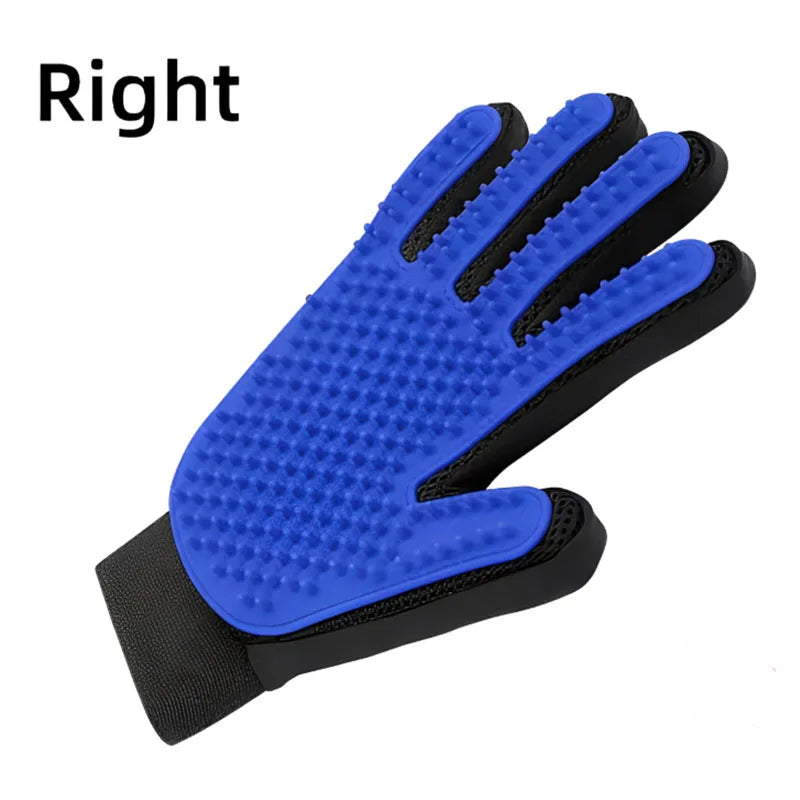 Pet Hair Glove - Dog & Cat Grooming Massage Brush Glove