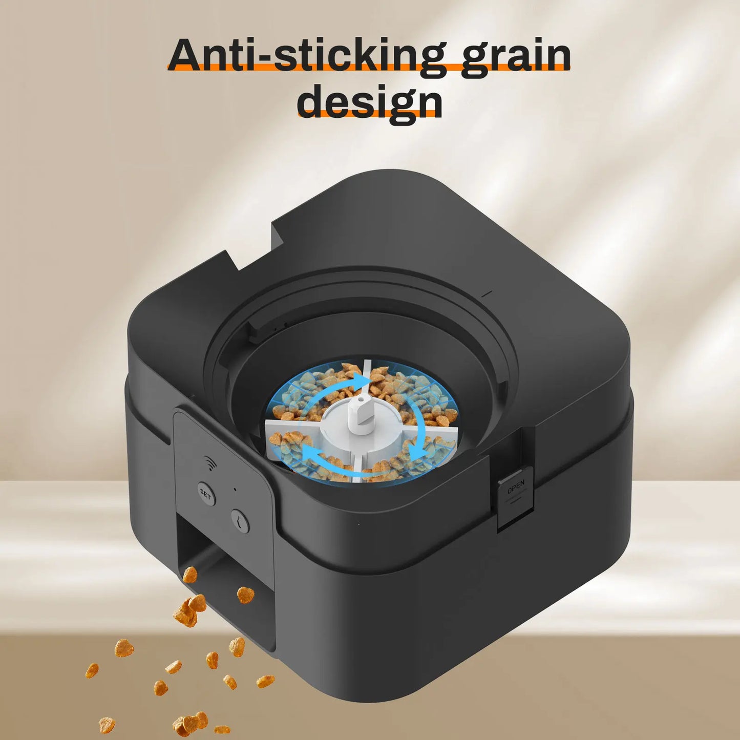 Smart WiFi Auto Pet Feeder 2L - Timed Quantitative Food Dispenser