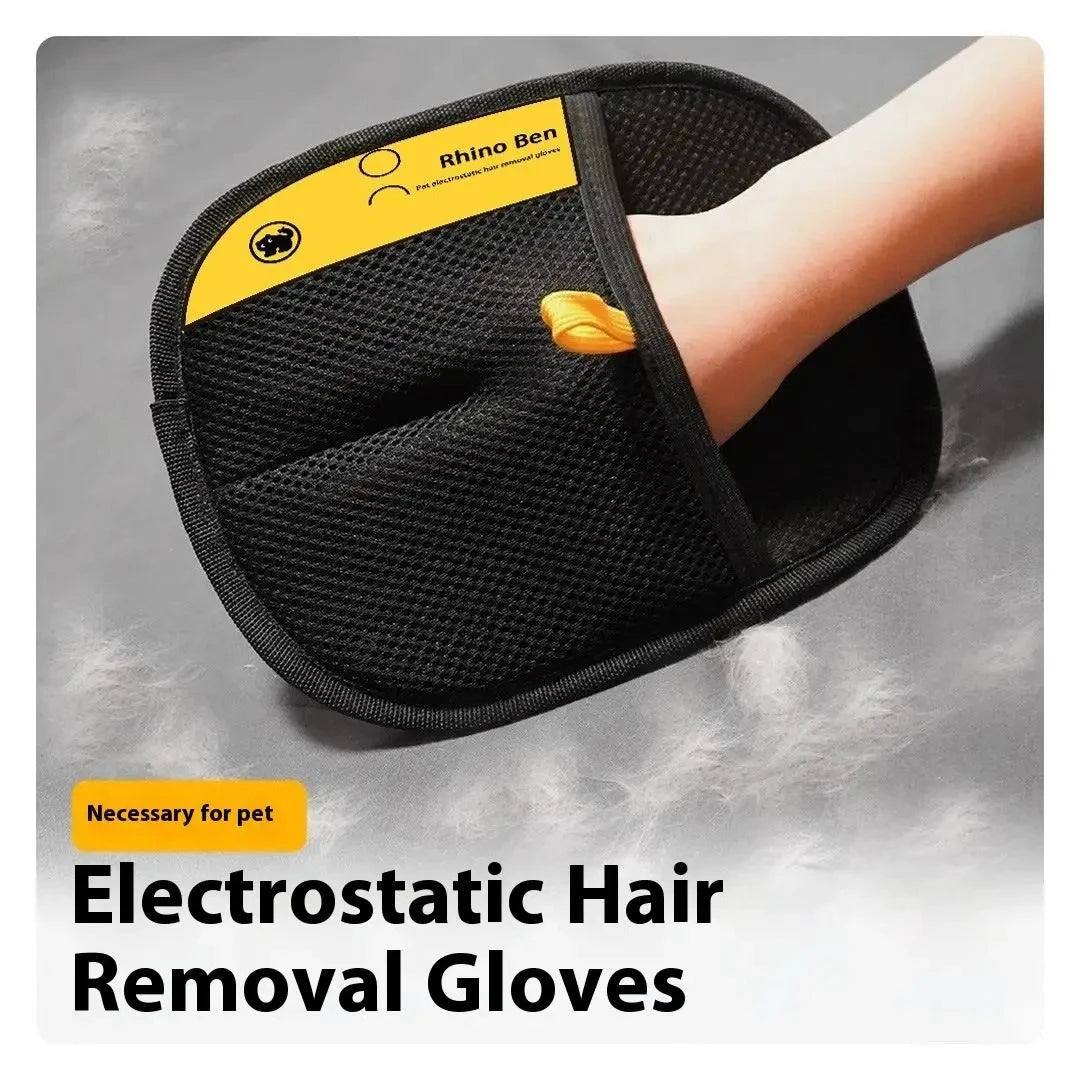 Pet Hair Glove - Dog & Cat Grooming Massage Brush Glove