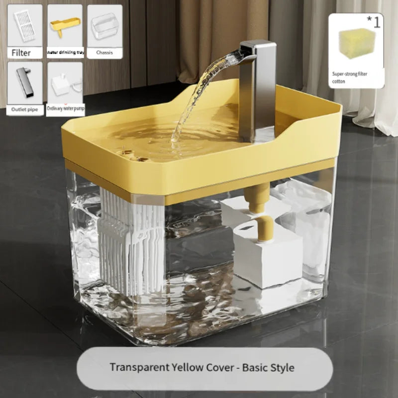 Cat Water Fountain - Auto Filter USB Pet Drinking Dispenser